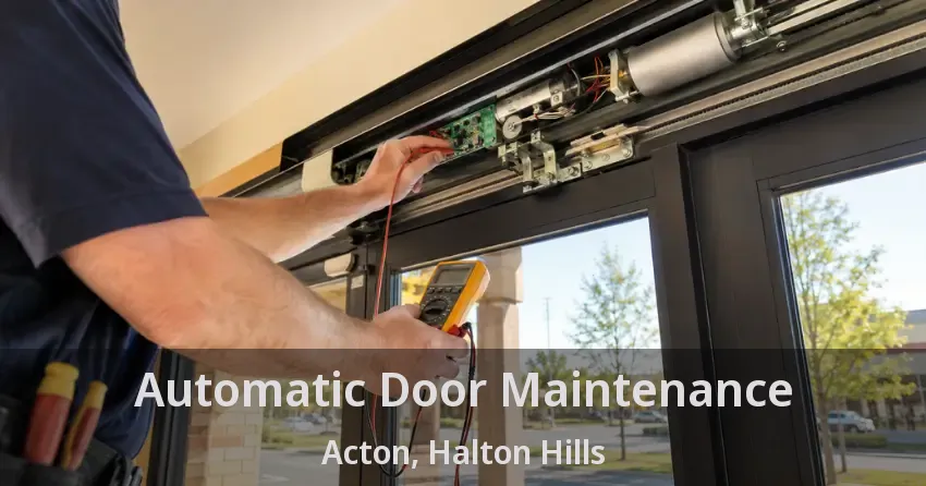 Automatic Door Maintenance Acton, Halton Hills - ON