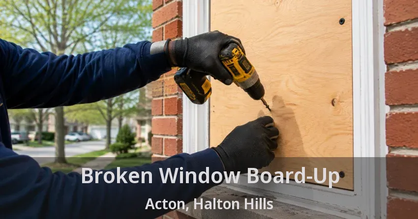 Broken Window Board-Up Acton, Halton Hills - ON