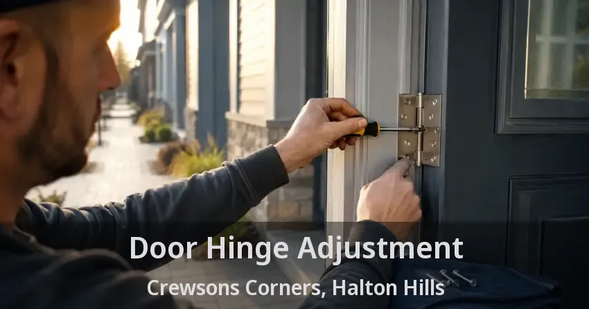 Door Hinge Adjustment Crewsons Corners, Halton Hills - ON