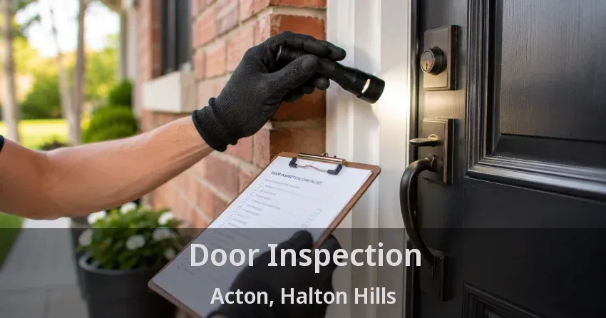 Door Inspection Acton, Halton Hills - ON