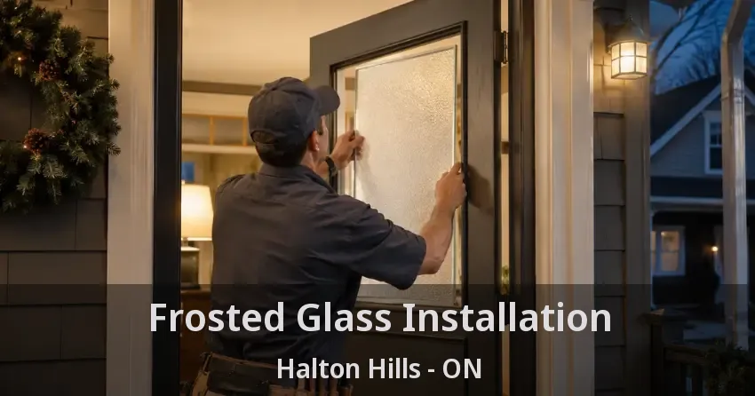 Frosted Glass Installation Halton Hills - ON