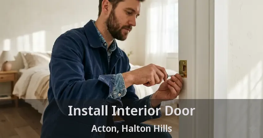 Install Interior Door Acton, Halton Hills - ON