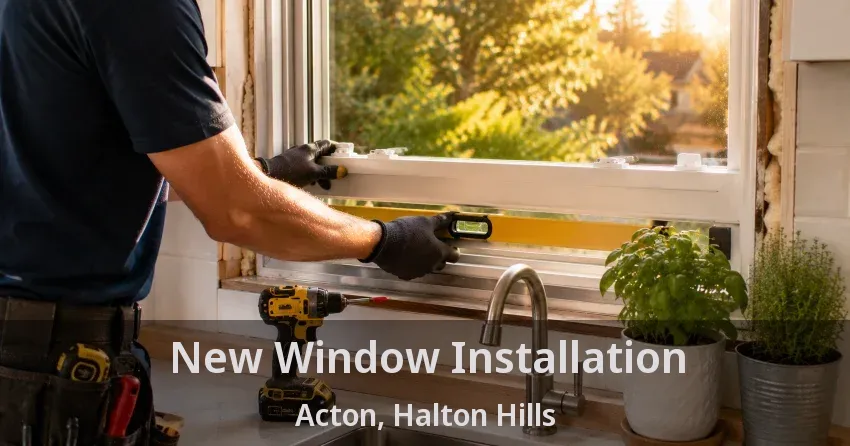 New Window Installation Acton, Halton Hills - ON