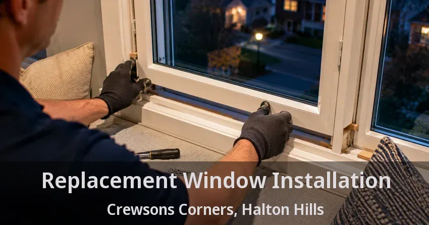 Replacement Window Installation Crewsons Corners, Halton Hills - ON