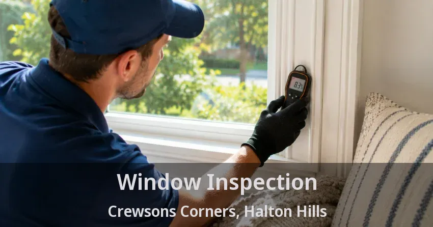 Window Inspection Crewsons Corners, Halton Hills - ON