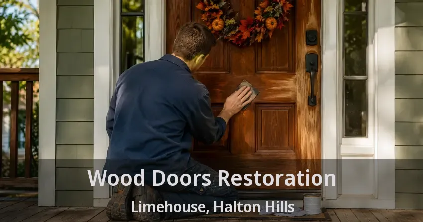 Wood Doors Restoration Limehouse, Halton Hills - ON