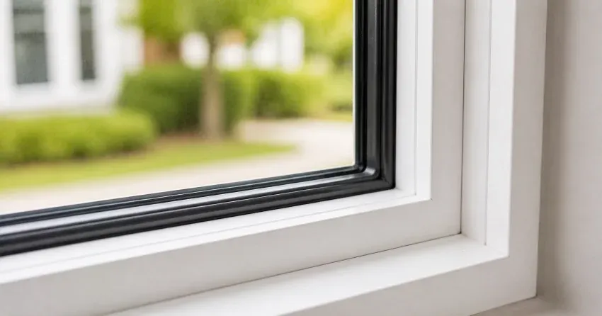technician repairing window and door hardware in Limehouse, Halton Hills home